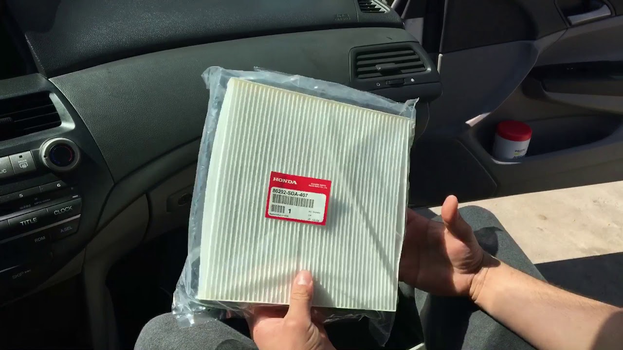 2016 honda accord sport cabin air filter