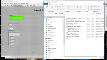 Integration du joystick dans le fichier Labview