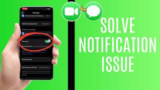 Solve FaceTime and iMessage Notification Problem | Turn On iMessage and FaceTime Pop Up on iPho