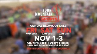 Four Mountain Sports // Annual Blow Out Sale!