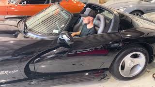1995 dodge viper, cold start video