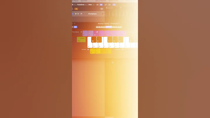 Musical typing in Logic Pro! #logicpro #logicprox #musicproduction #logicprotips