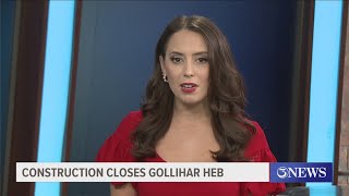 Construction problem closes Gollihar H-E-B for several hours Monday