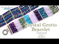 Crystal Grotto Bracelet - DIY Jewelry Making Tutorial by PotomacBeads