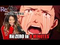 Re:Zero IN 8 MINUTES (Gigguk) REACTION!