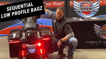 Custom Dynamics Sequential Low Profile Saddlebag Lights for H-D