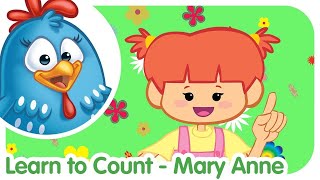 Count to 10 Song With Mary Anne | Lottie Dottie Chicken UK | Nursery Rhymes For Kids