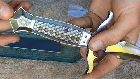 Titanium Knife Making: Part 4 • Dagger Pommel Assembly and D2 Steel Guard