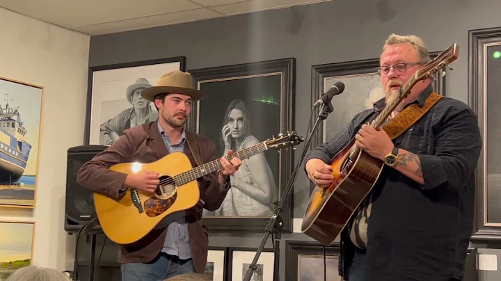 JP Cormier with  his  new Maestro Dreadnought