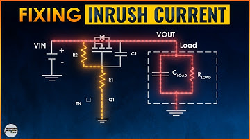 How to STOP Inrush Current using P-Channel MOSFET? Inrush current limiter circuit | N-MOS circuit
