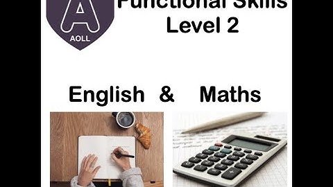 Functional Skills in English and Maths
