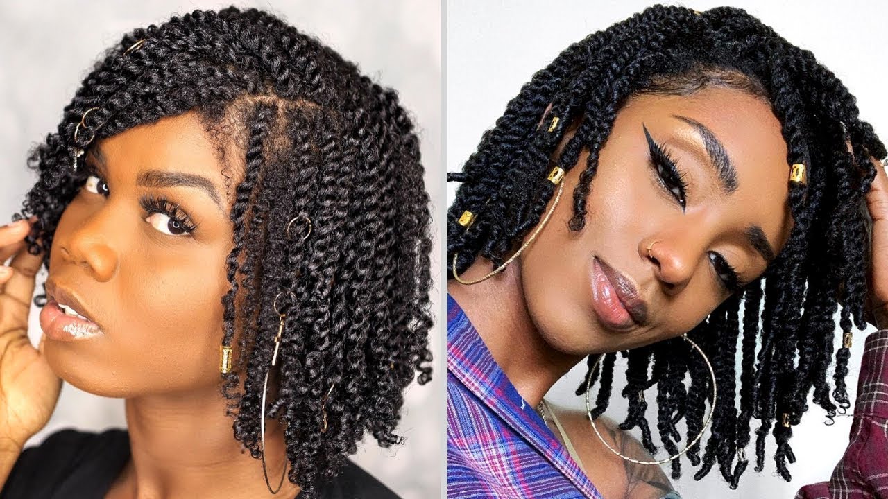 Cute Twist Styles For Natural Hair Natural Hair Compilation Youtube