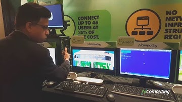 NComputing MX100 demo setup Demonstration