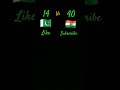 India vs Pakistan 🇮🇳🇵🇰