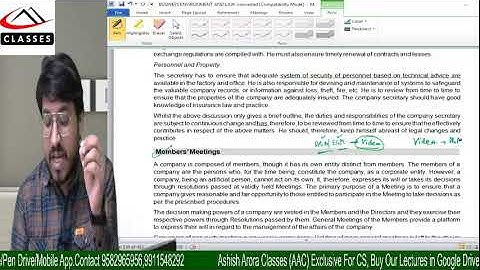 CS FOUNDATION LIVE REVISION BATCH | COMPANIES ACT| REMAINING TOPICS |CS ASHISH ARORA