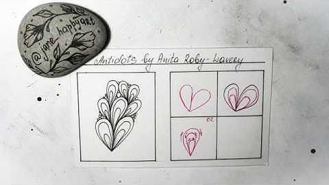 ANTIDOTS BY ANITA ROBY-LAVERY || ZENTANGLE