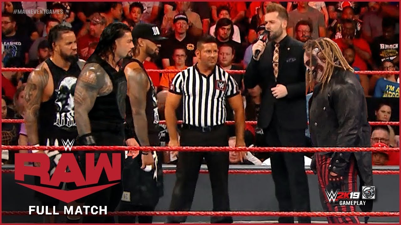 FULL MATCH - Roman Reigns & The Usos vs. The Fiend : RAW, Oct 12, 2019 -  YouTube