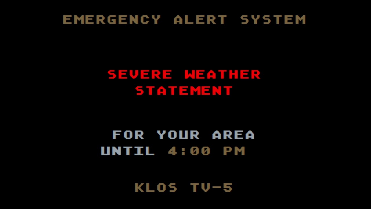 EAS Scenario - Tornado Emergency - YouTube