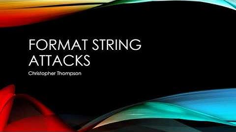 FORMAT STRING ATTACKS (Class Assignment)