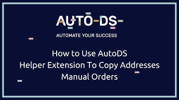 Orders - Using AutoDs Helper Chrome Plug-In to Copy Addresses