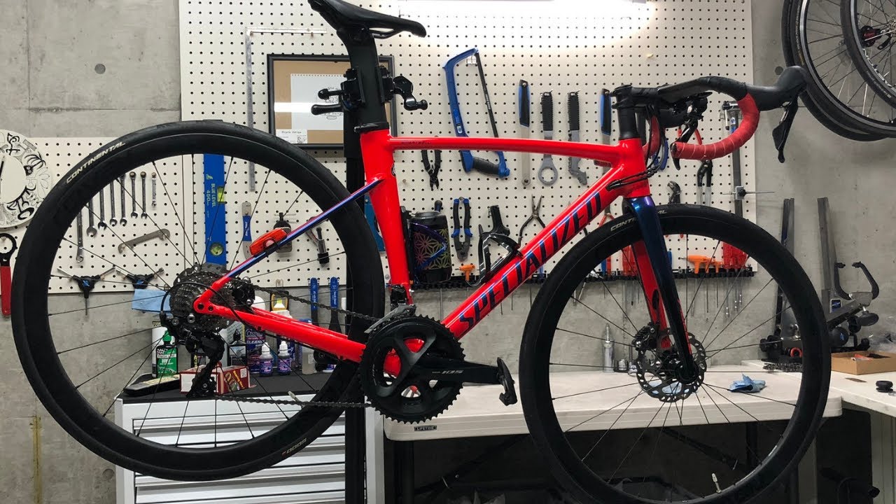 スペシャライズドOSBBをウィッシュボーンに交換！ ALLEZ SPRINT COMP