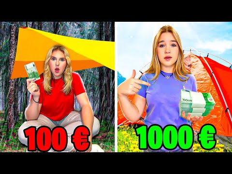 Une Tente à 100€ VS Tente à 1000€ Budget Challenge !