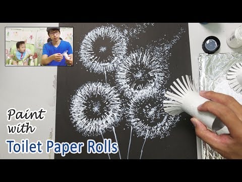 Toilet Paper Roll Painting Techniques for Beginners | Easy Step by Step