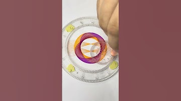 Peaceful ASMR Visuals | Relaxing Spirograph Art for Rest! #art #shorts #spirograph #asmr #satisfying