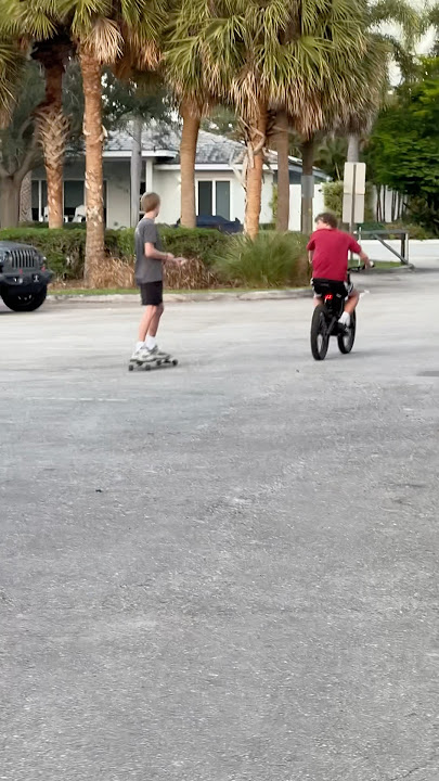 This is kinda like skiing, but on concrete ￼