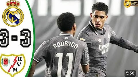 December 15, 2024Real Madrid Vs Rayo vallecano 🔥🔥🔥🔥3-3 all goals & highlights
