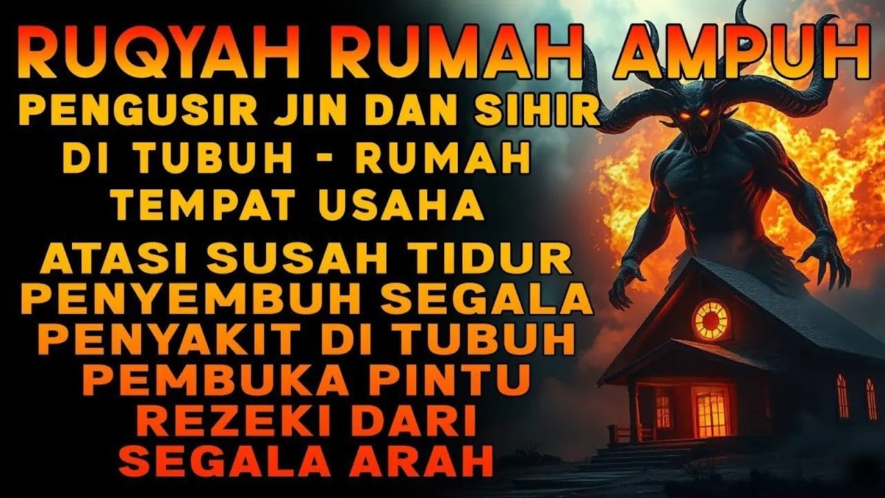 RUQIYAH RUMAH PENGUSIR JIN, SETAN & SIHIR & TUBUH, PENENANG HATI & FIKIRAN l BY ALA AQEL