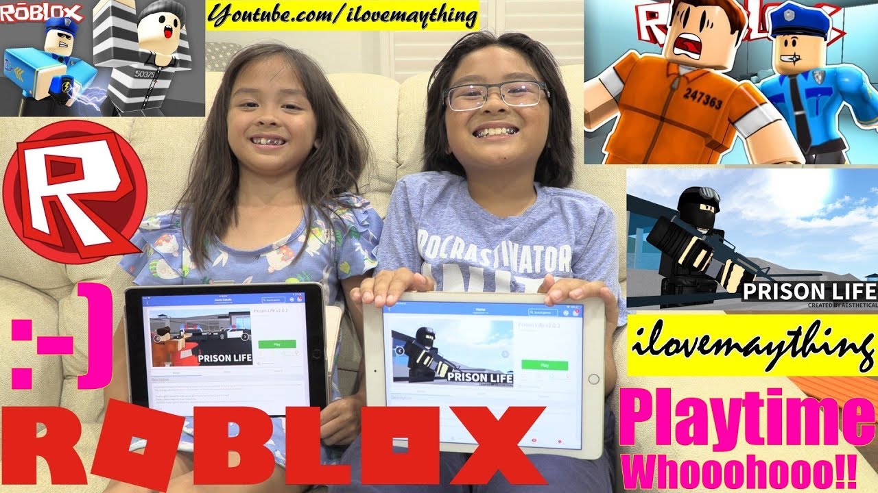 Roblox Games Playing Roblox Prison Life Apps Game For Kids Video Game Playtime Fun Youtube - what is maya's roblox username