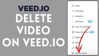 how to delete video from veed.io (2024) | remove video from veed.io