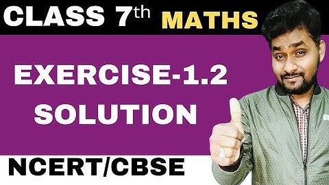 | Exercise- 1.2 | NCERT Maths | Integers Solutions Little Champs for by Krishna Singh