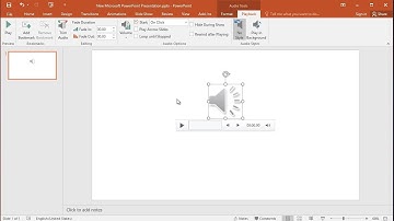How to change the picture of an audio icon in Powerpoint