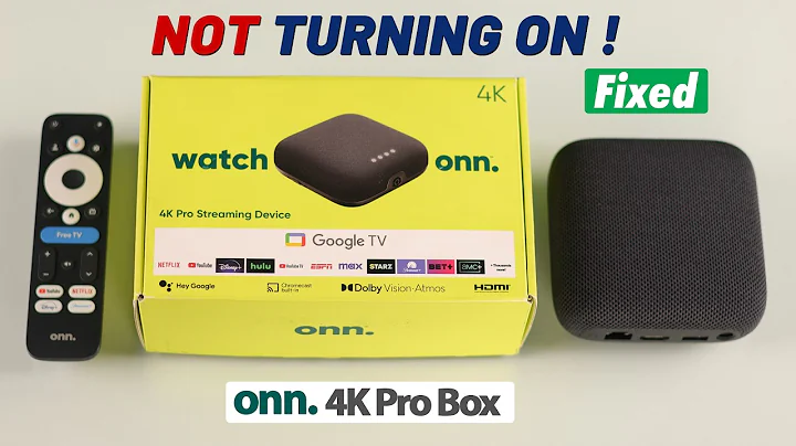ONN 4K Pro TV Box Won't Turning ON – Fix It Now!