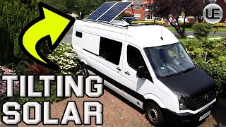 An EASY Solution To Make Your Van Build Solar TILT