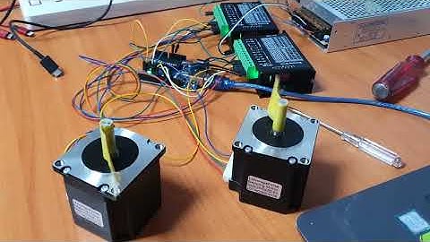 Test Stepper motor forward and reverse with Mix | CNC machine control speed motor with Arduino uno