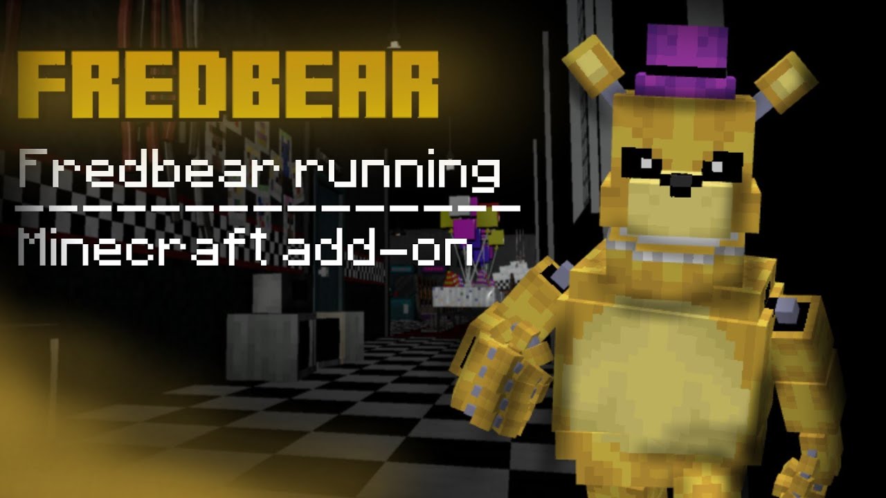 Five nights at freddy's fredbear [minecraft addon] addon de @ocelot ...