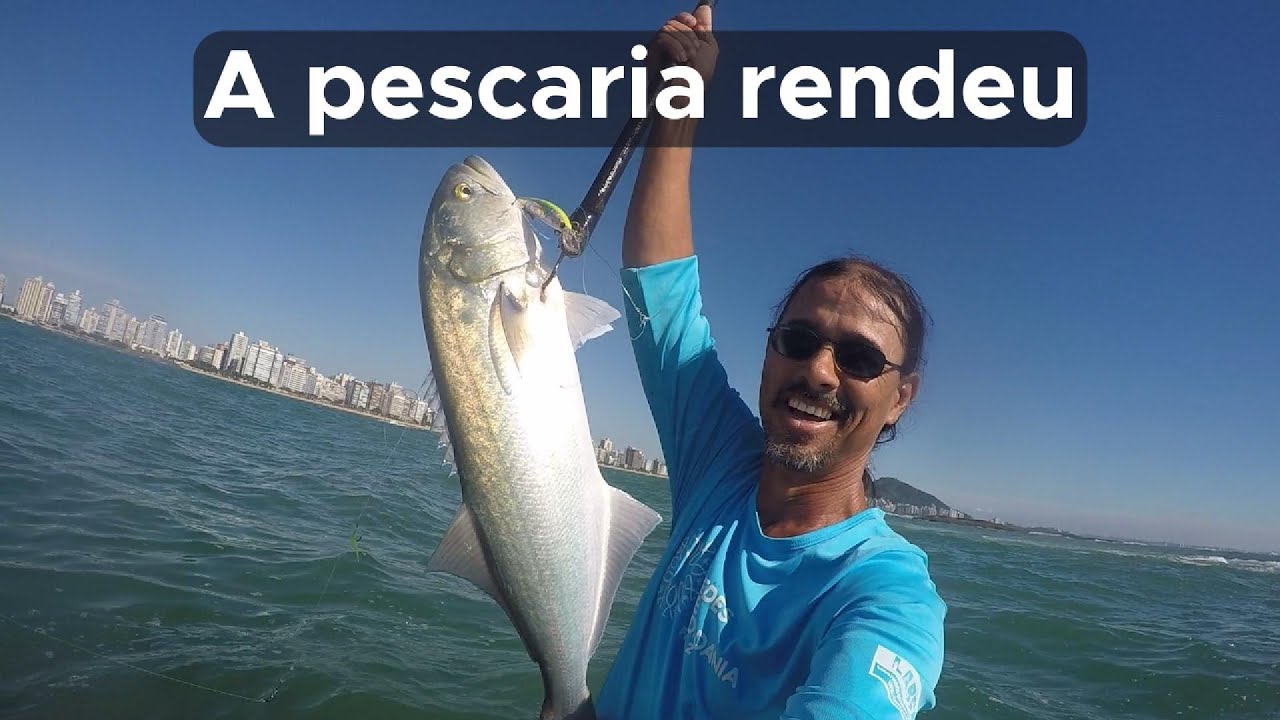 A pescaria rendeu mas aí a água limpou