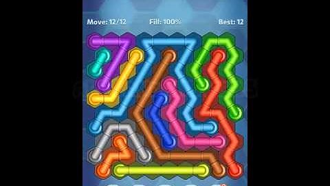 Pipe Lines: Hexa - Rotation Level 111-120 Solution