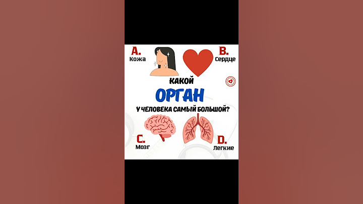 Какой орган у человека самый большой? #орган #анатомия #человеческоетело #вопрос