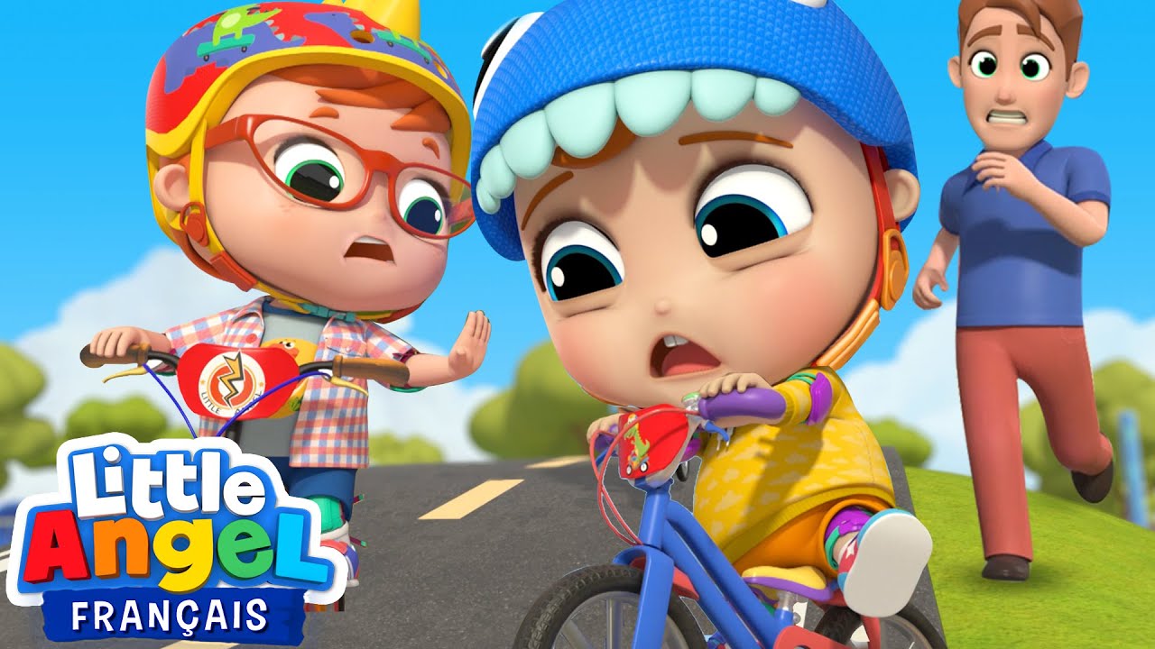 Apprendre Le Velo Avec Bebe Louis Comptines Pour Bebe Little Angel Francais Youtube