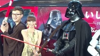 安田美沙子＆ダーズ・ベイダーが登場！「glico×スター・ウォーズ」イベント２