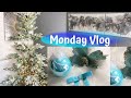 Preparing For Christmas, Bows and Wall Art DIY - Monday Vlog