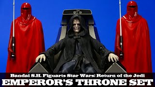 S.H. Figuarts Emperor Palpatine Throne Set Star Wars Bandai Tamashii Nations Action Figure Review screenshot 4