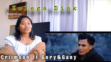 [Reaction]Criimson- KOLEGA DIAK ft. Gery & Gany (Official Musik Video)all about life