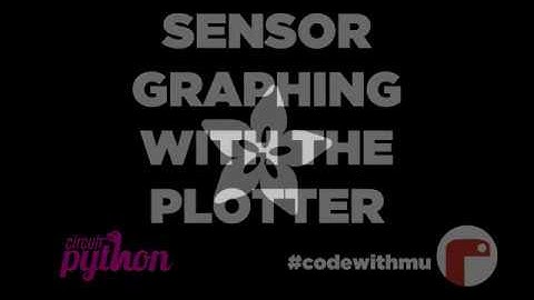 Sensor graphing with plotter. CircuitPython + Mu + LIGHT @adafruit #codewithmu #circuitpython