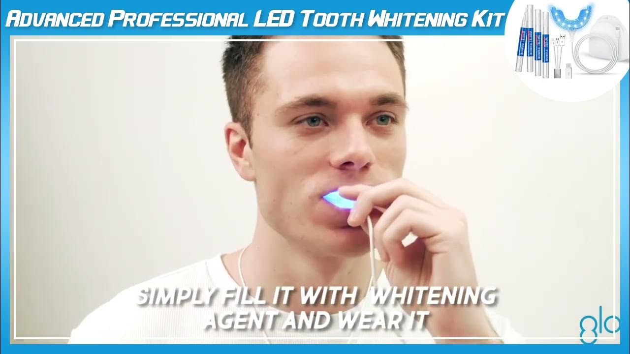 Advanced Professional LED Teeth Whitening Kit YouTube