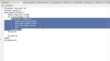 Lesson 50 - Full Python Course : The Jinja2 if statement for structure control